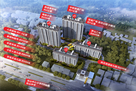 密州华元办公小区3室2厅1卫69万118m2出售